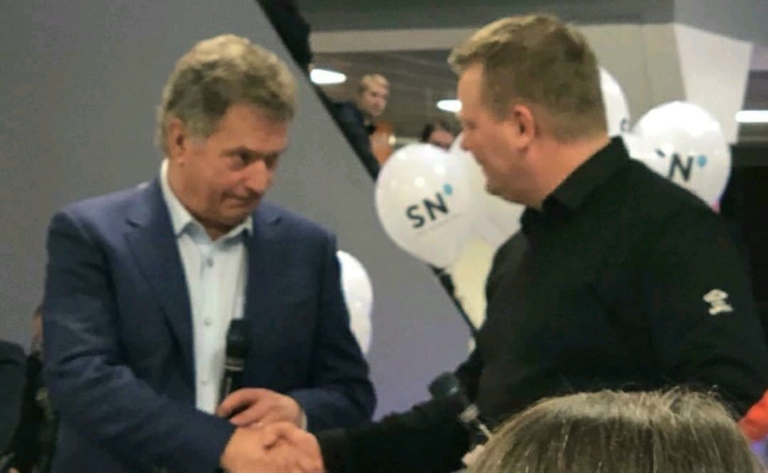 Presidentti Sauli Niinistö ja Marko Jantunen